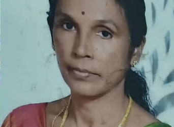 പ്രഭാതസവാരിക്കിറങ്ങിയ വീട്ടമ്മ വീടിന് മുന്നിൽ അജ്ഞാത വാഹനമിടിച്ച് മരിച്ചു
