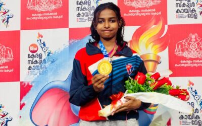 സംസ്ഥാന സ്കൂൾ ഗെയിംസിൽ ഗോൾഡ്‌ മെഡൽ നേടി സി എസ് ഐയിലെ വിദ്യാർത്ഥിനി
